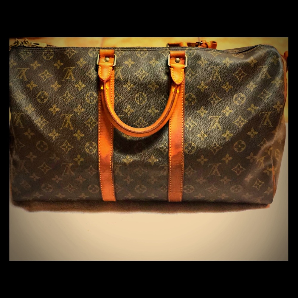 VI1921.  45” Louis Vuitton Duffle Bag